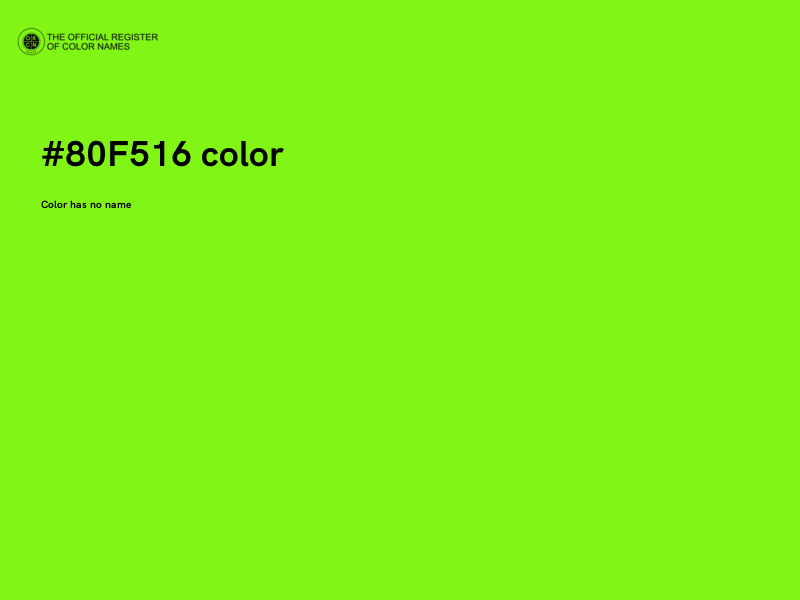#80F516 color image