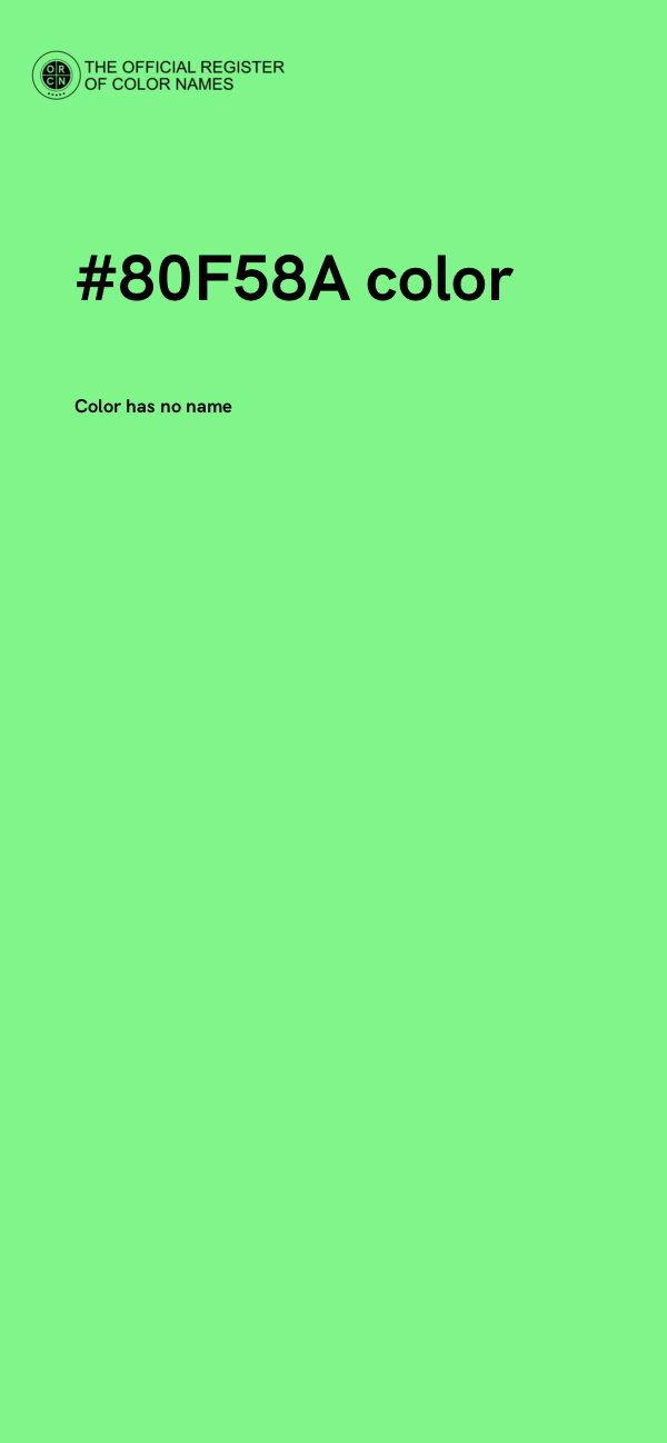 #80F58A color image
