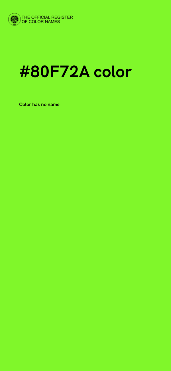 #80F72A color image