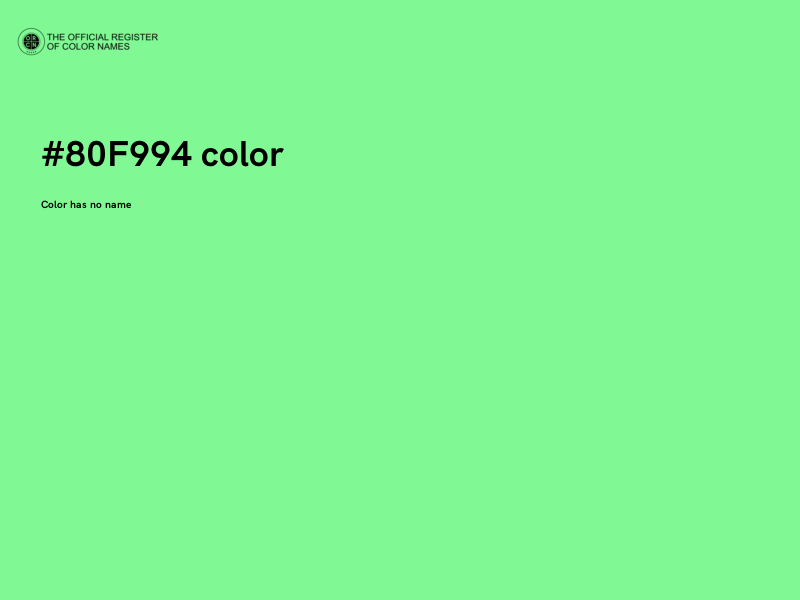 #80F994 color image