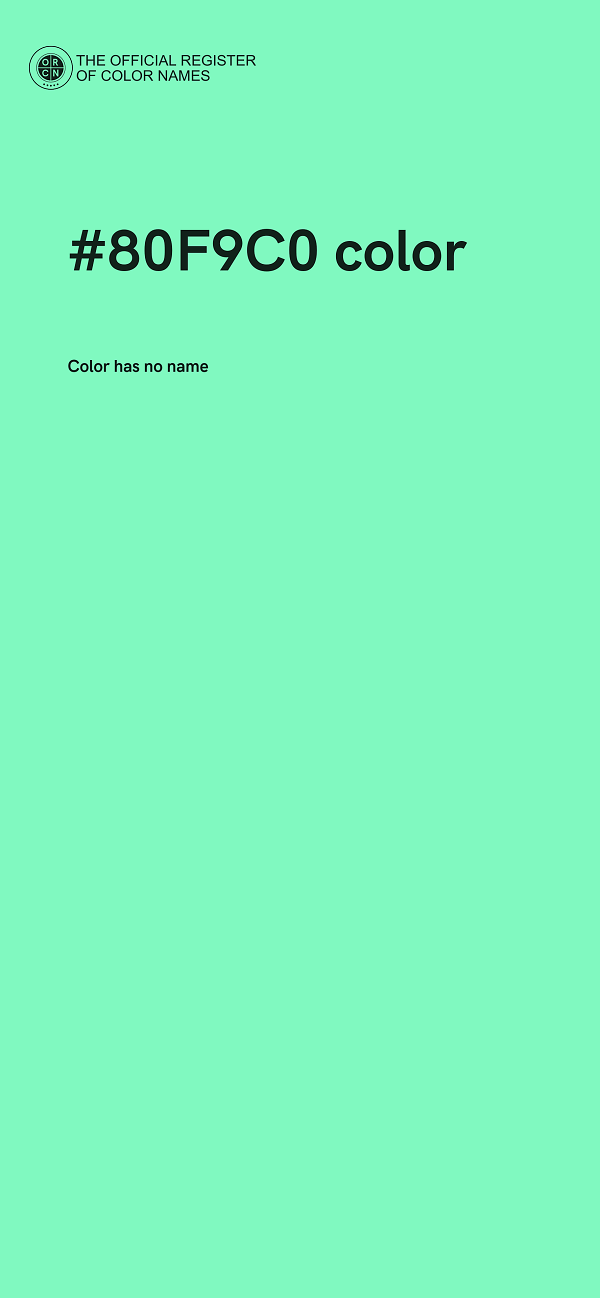 #80F9C0 color image