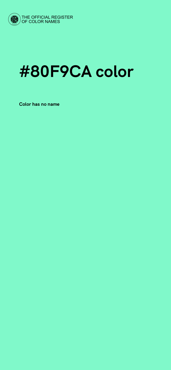 #80F9CA color image