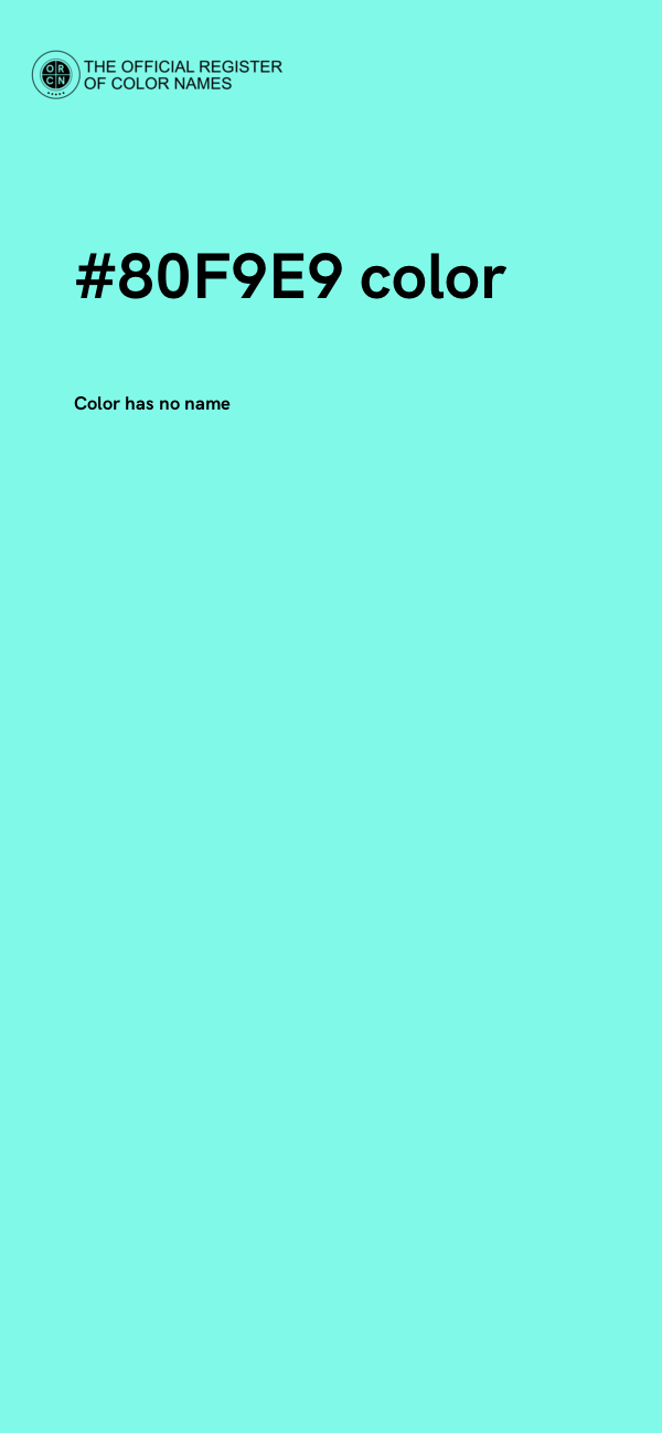 #80F9E9 color image