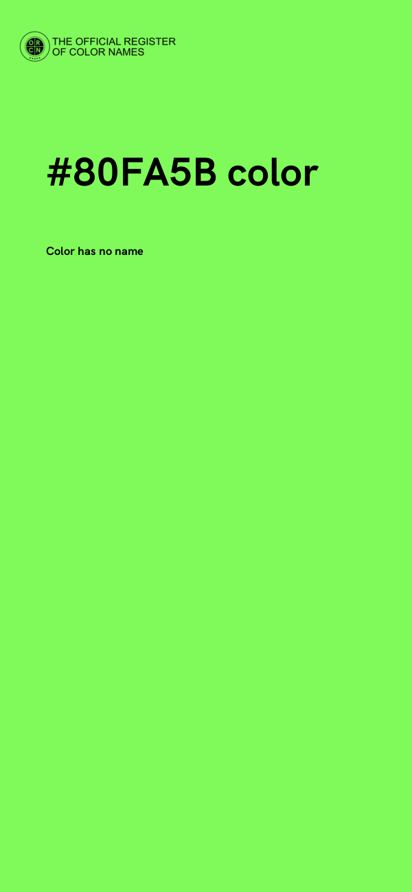 #80FA5B color image