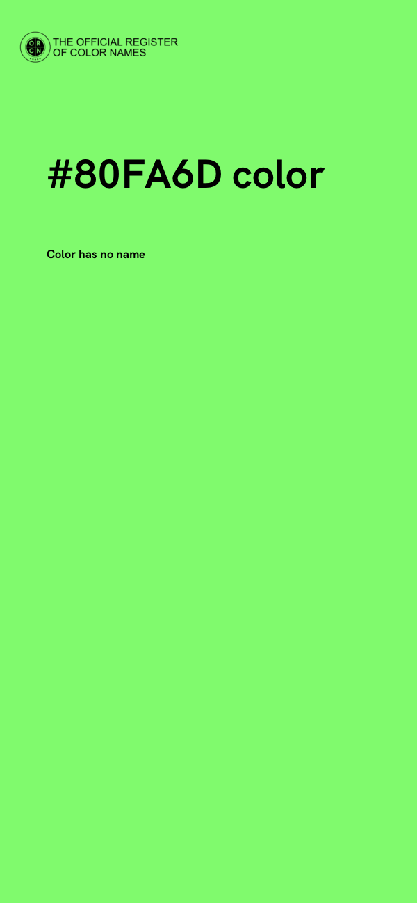 #80FA6D color image