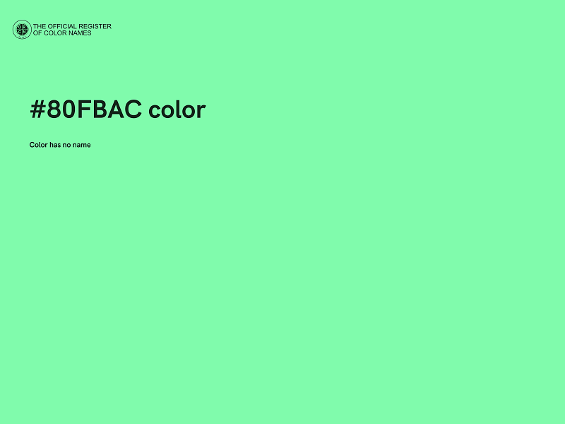 #80FBAC color image