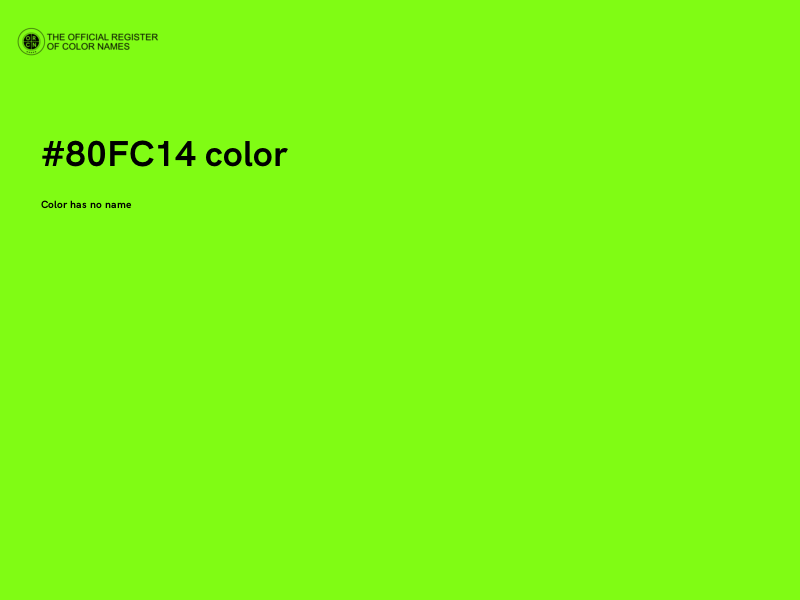 #80FC14 color image
