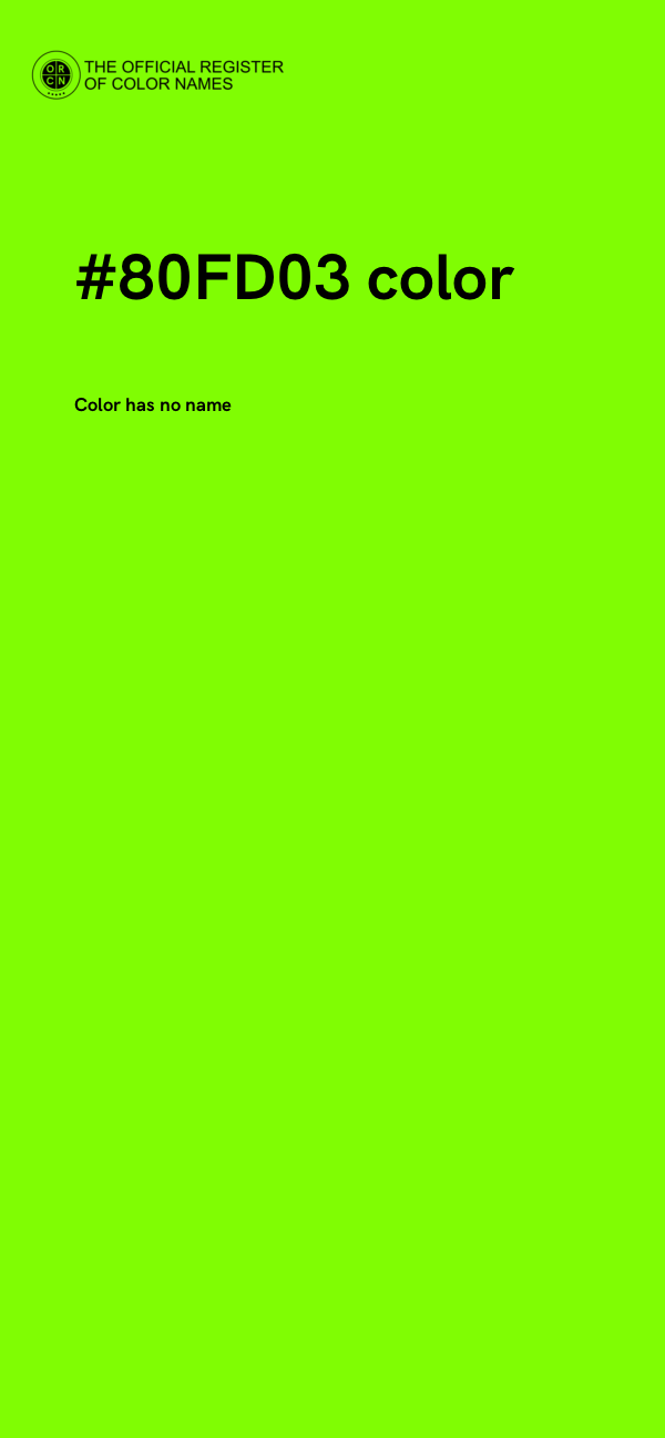 #80FD03 color image
