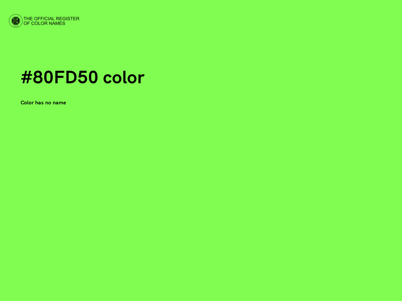 #80FD50 color image