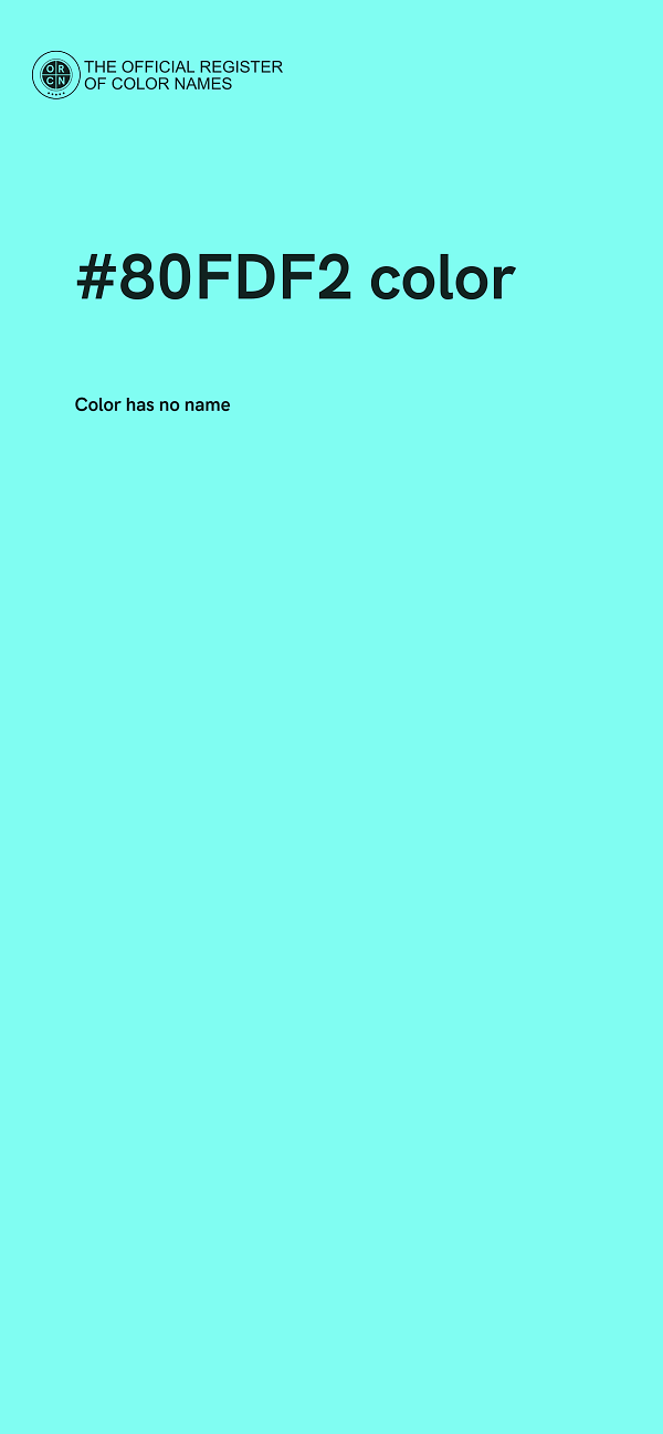 #80FDF2 color image