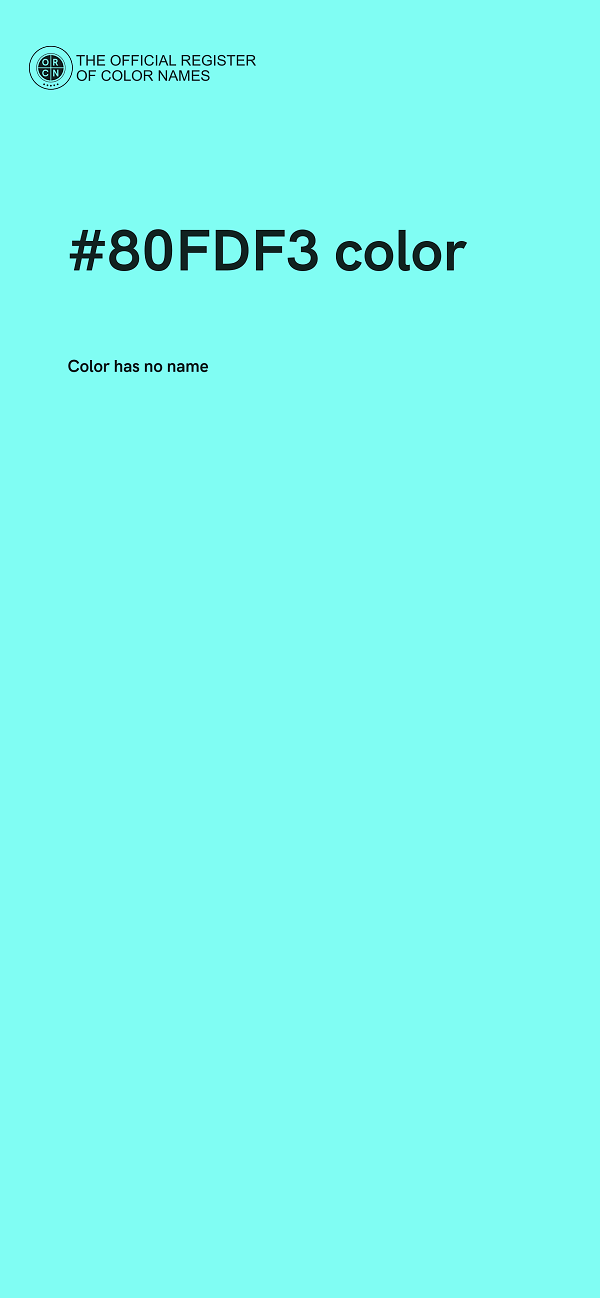 #80FDF3 color image