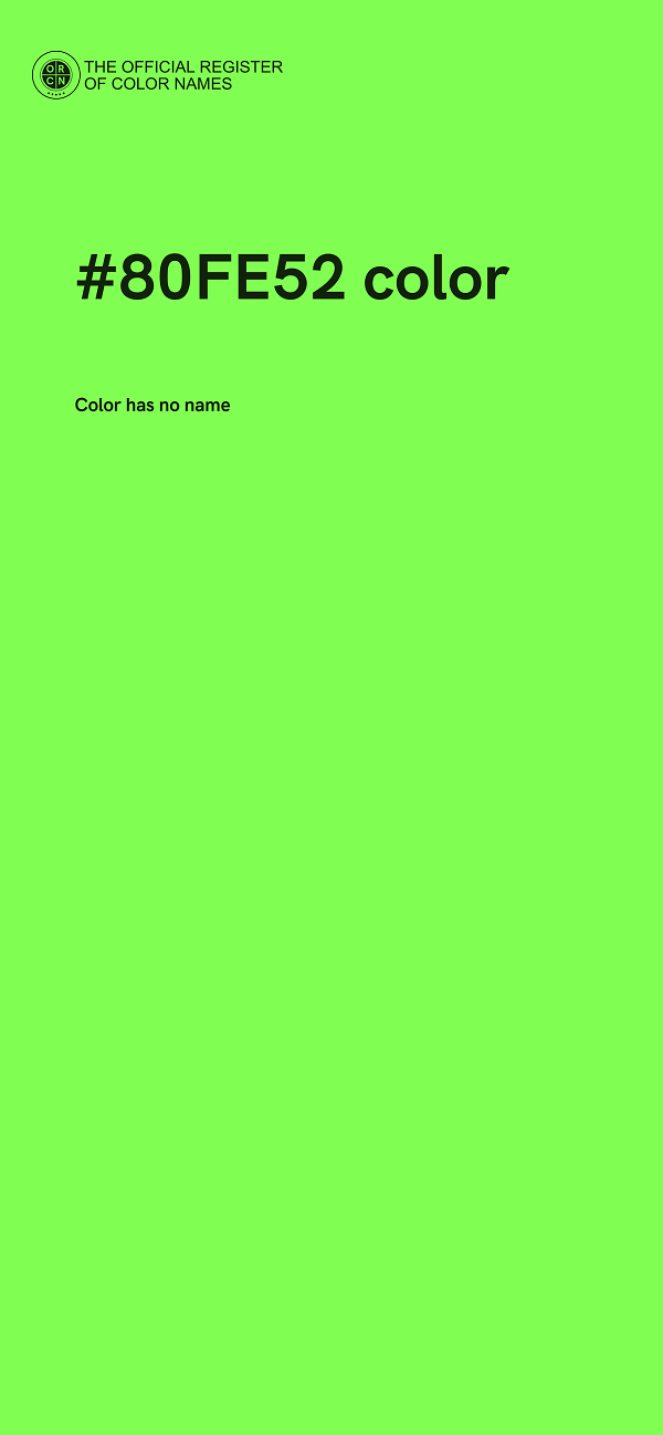 #80FE52 color image
