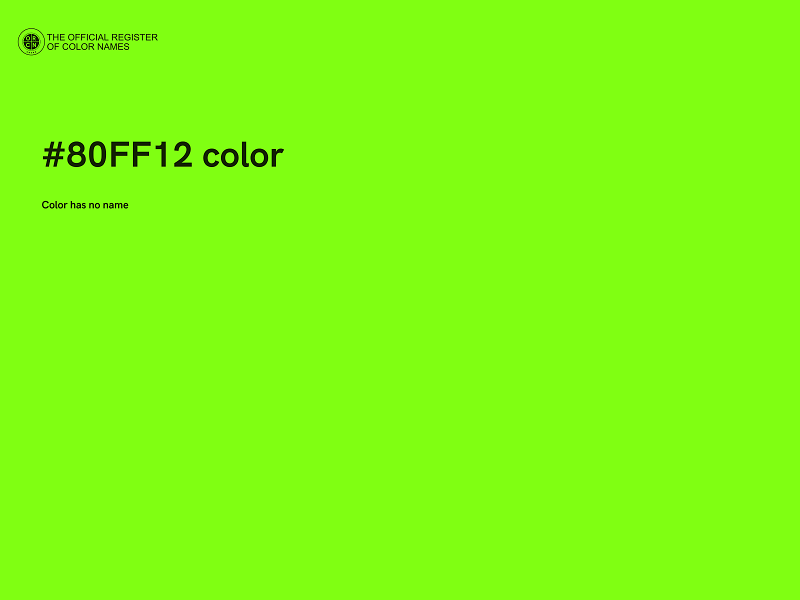 #80FF12 color image