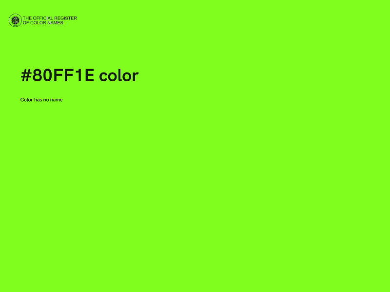 #80FF1E color image