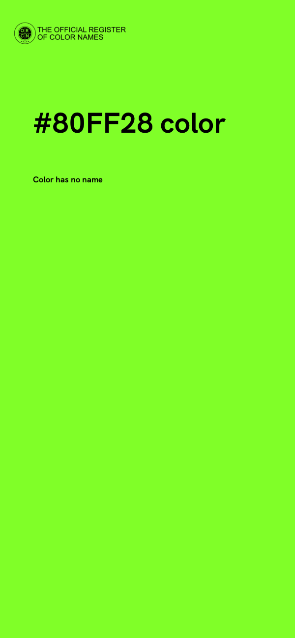 #80FF28 color image