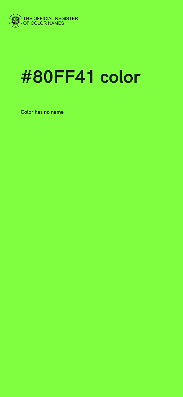 #80FF41 color image