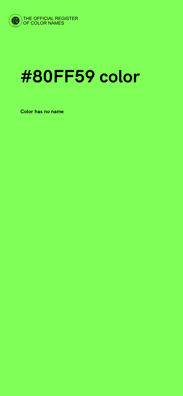 #80FF59 color image