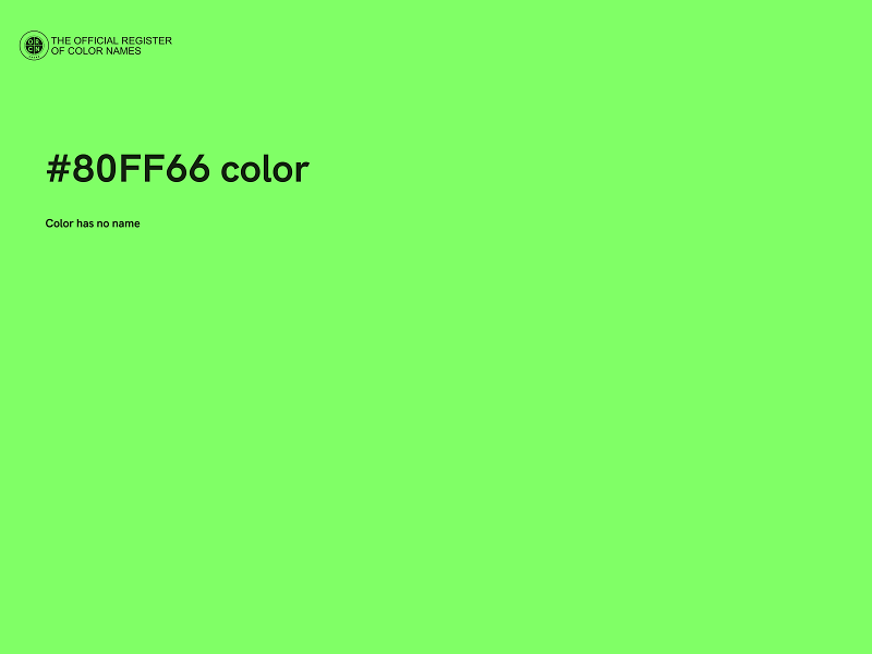 #80FF66 color image