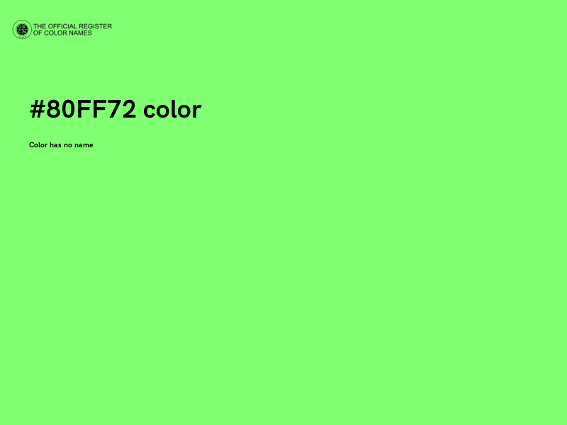 #80FF72 color image