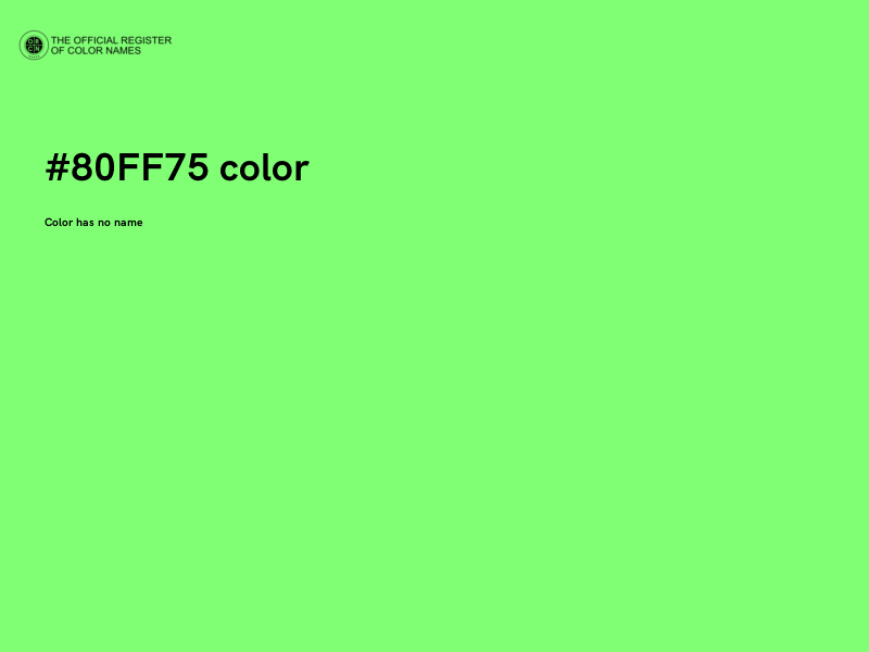 #80FF75 color image
