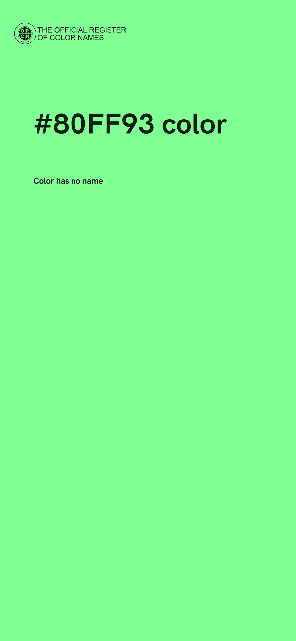 #80FF93 color image