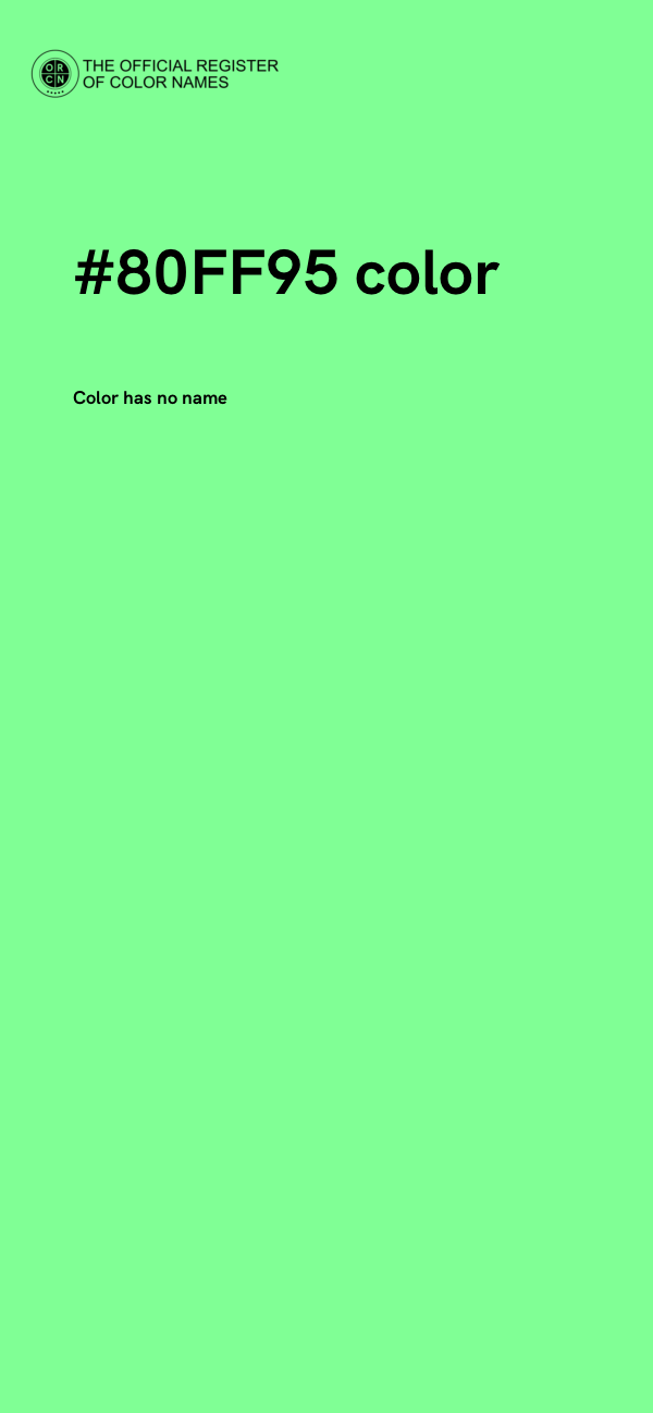 #80FF95 color image