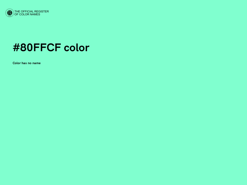 #80FFCF color image