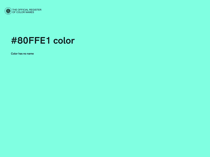 #80FFE1 color image
