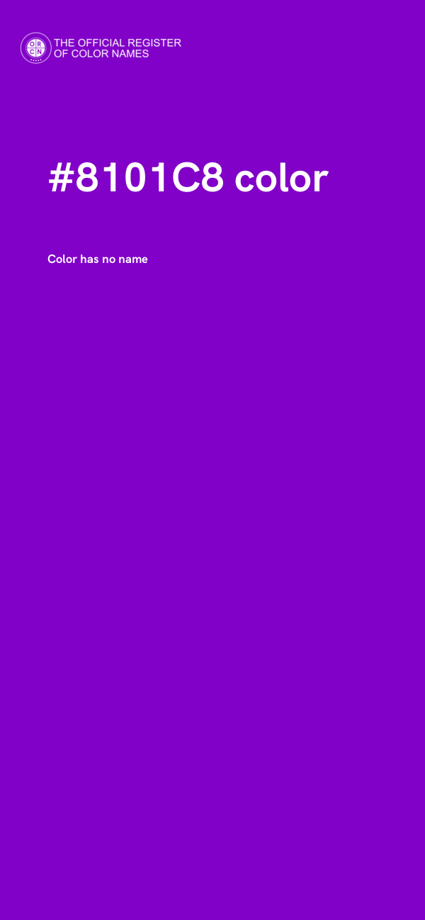 #8101C8 color image