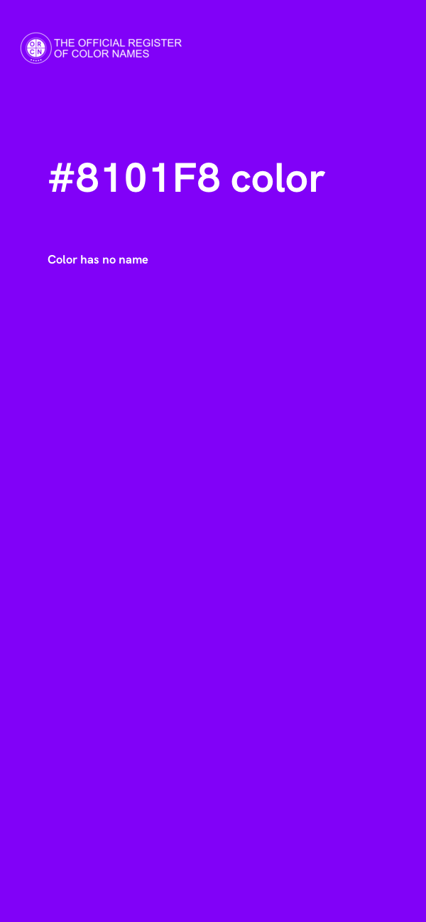 #8101F8 color image
