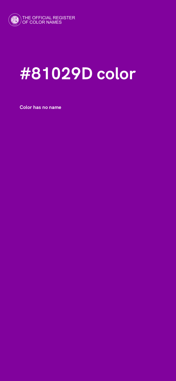 #81029D color image