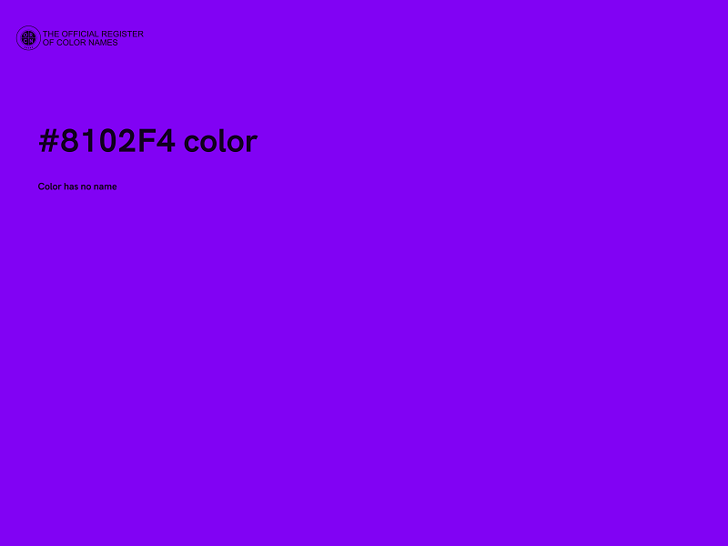 #8102F4 color image