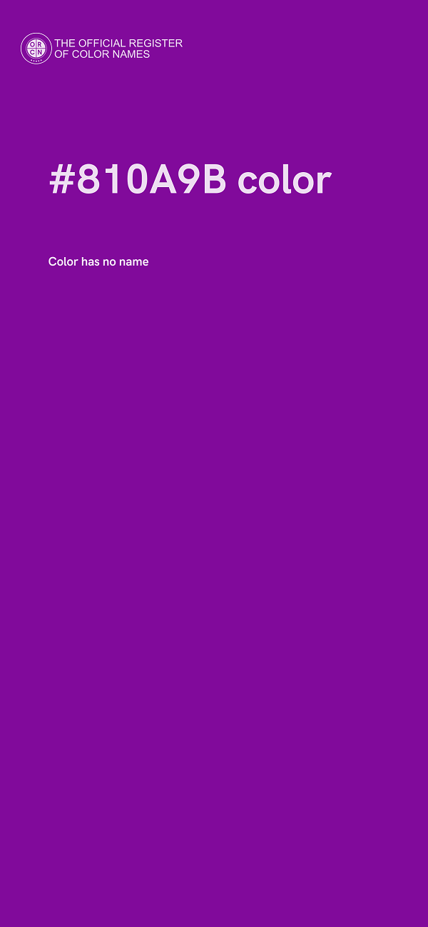#810A9B color image