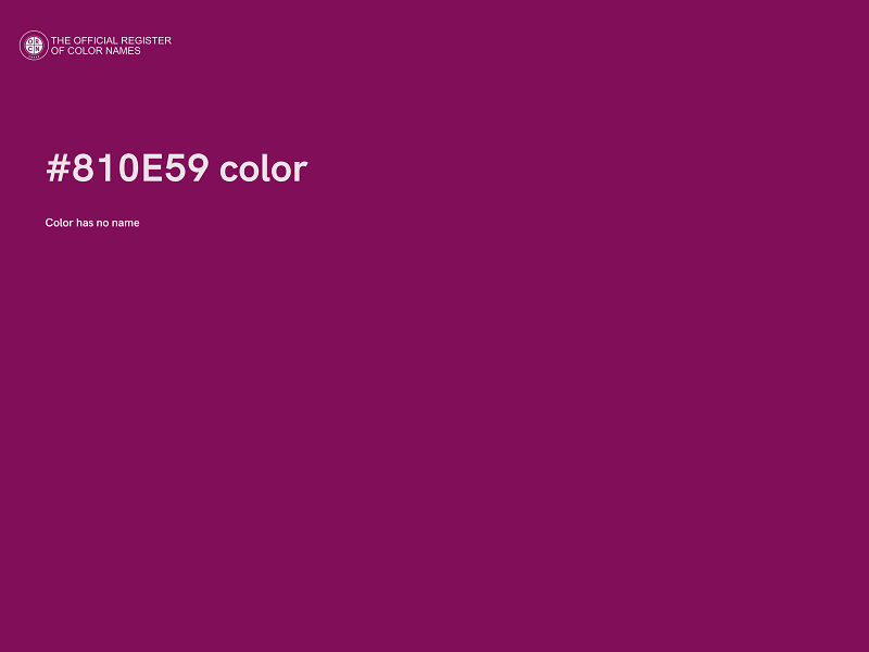 #810E59 color image