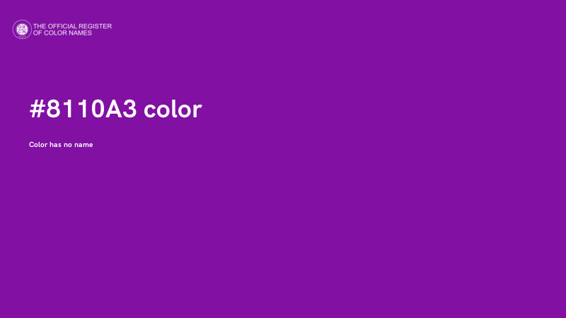 #8110A3 color image