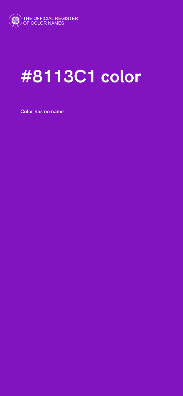 #8113C1 color image