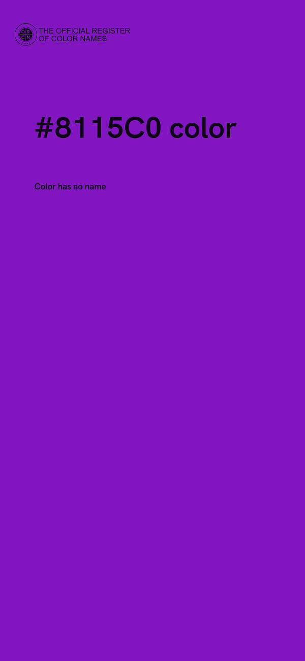 #8115C0 color image