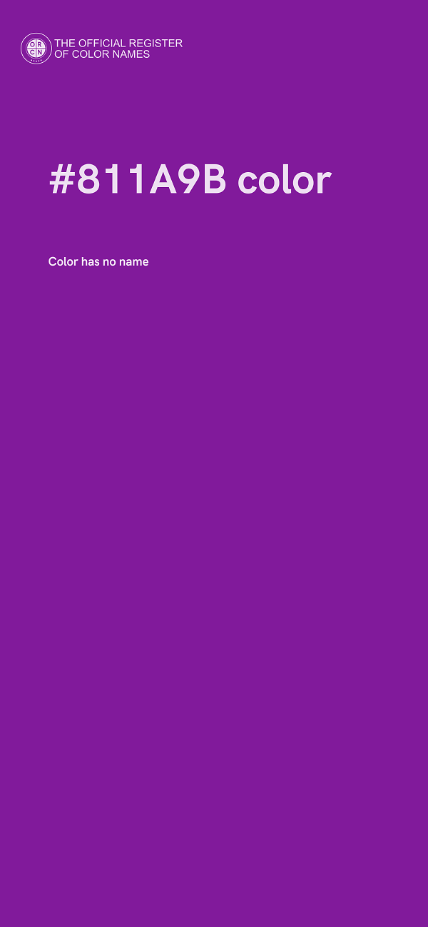 #811A9B color image
