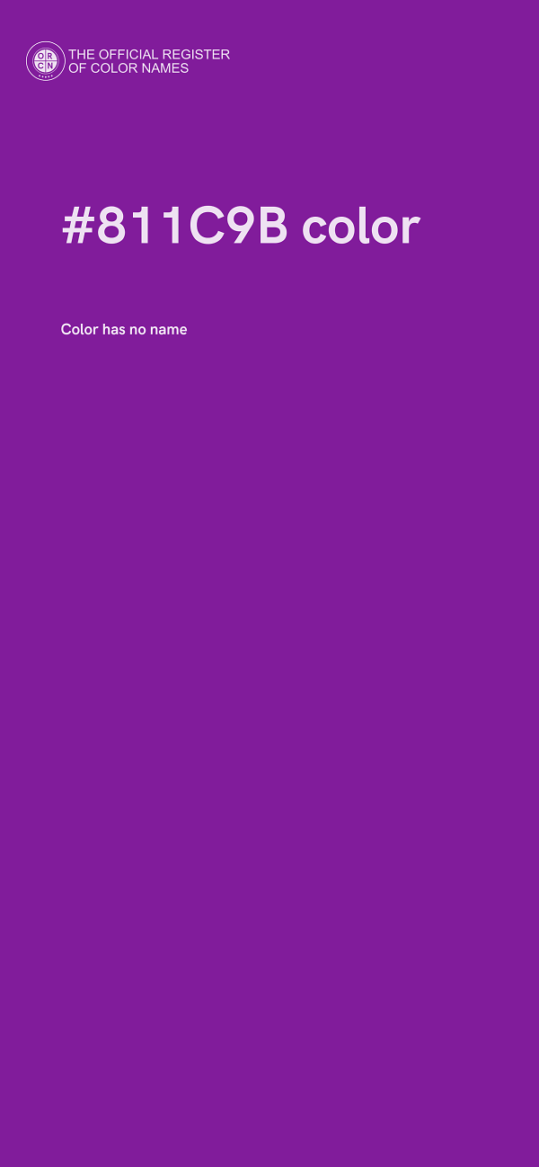 #811C9B color image