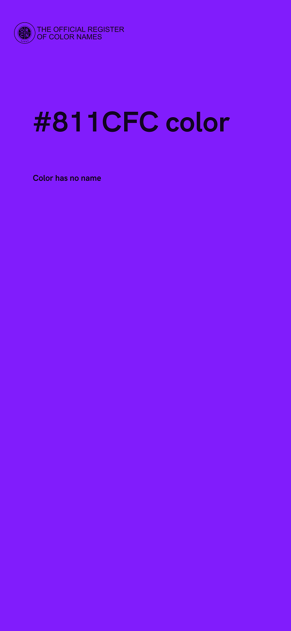 #811CFC color image