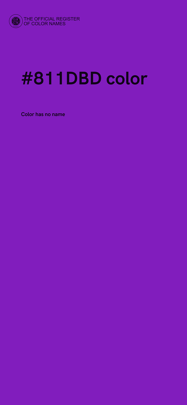 #811DBD color image