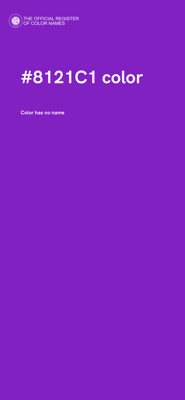 #8121C1 color image