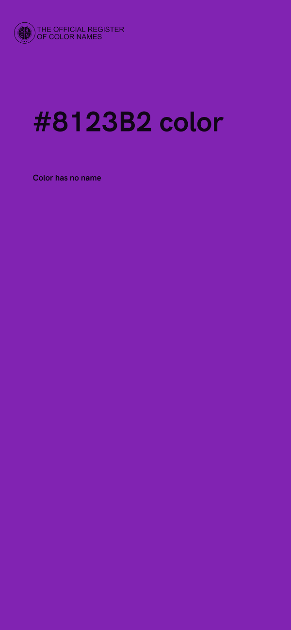 #8123B2 color image