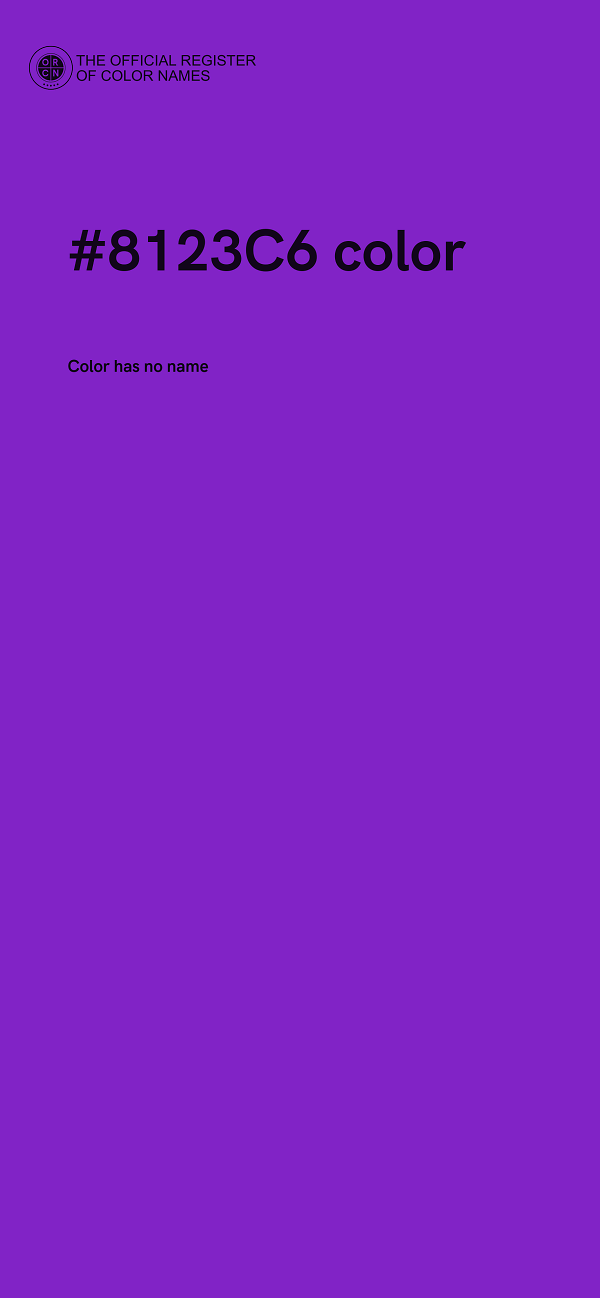 #8123C6 color image