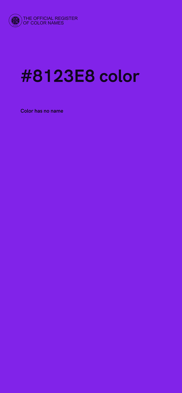 #8123E8 color image