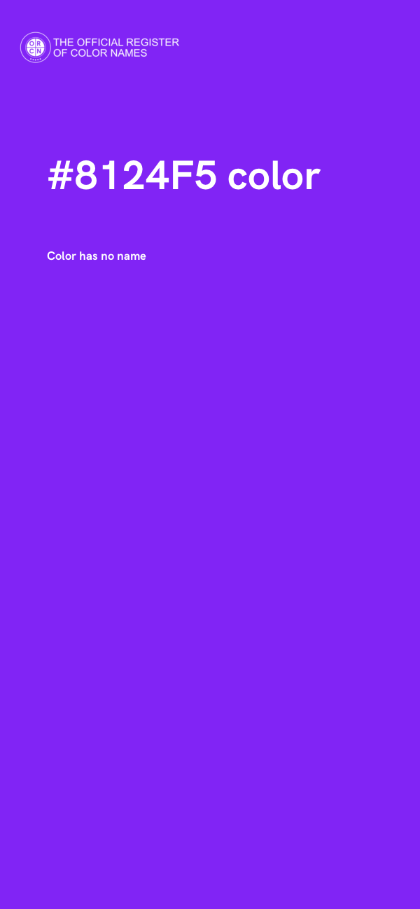 #8124F5 color image