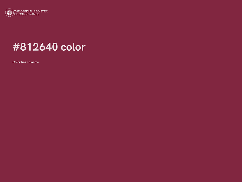 #812640 color image
