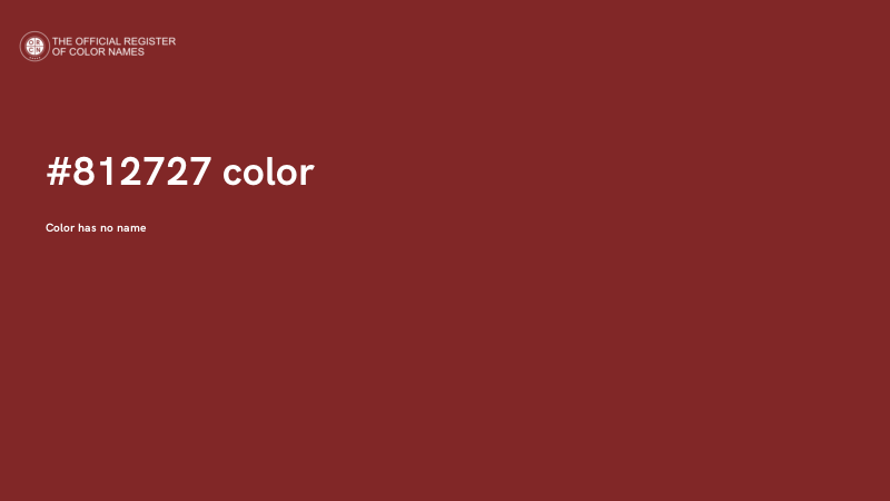#812727 color image