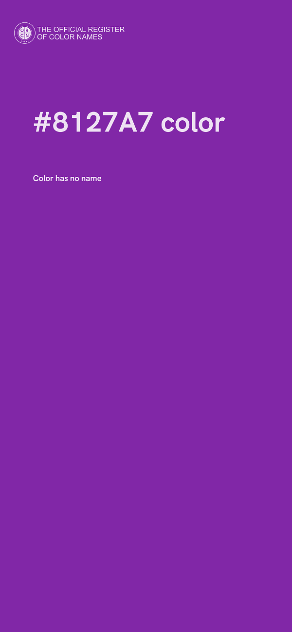 #8127A7 color image