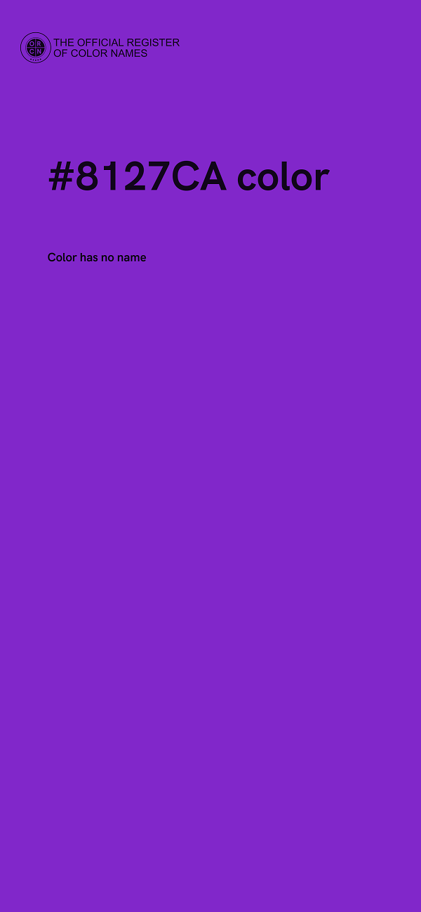 #8127CA color image